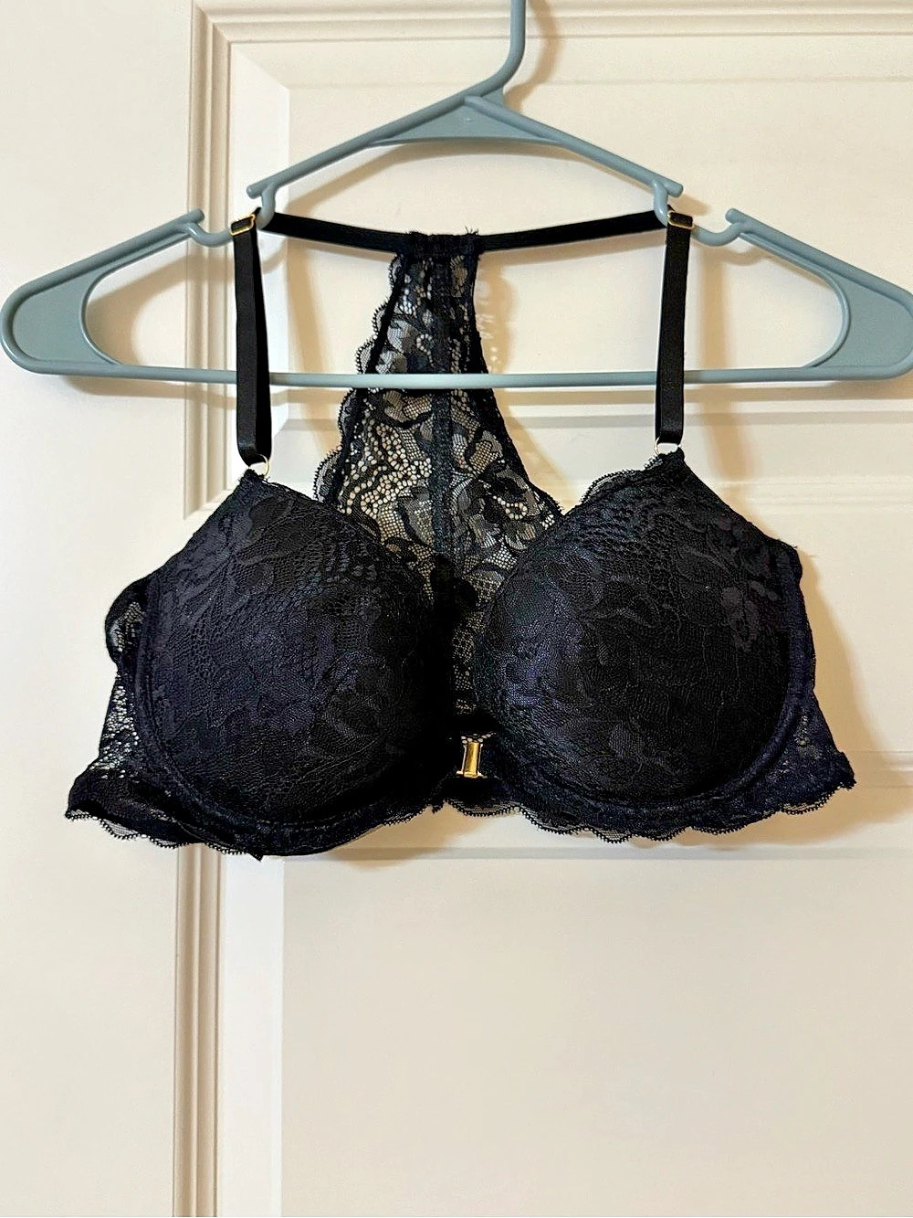 Jessica Simpson Black Lace Bra 36C Like New